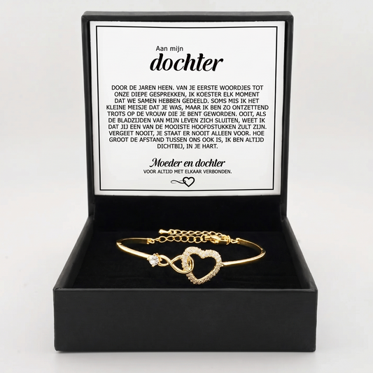 "Aan Mijn Dochter" Voor Altijd Verbonden Armband