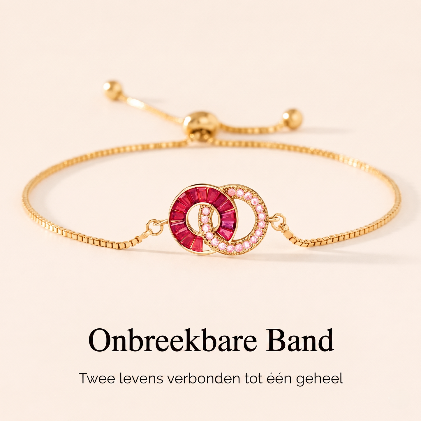 Gepersonaliseerde geboortesteen-schakelarmband