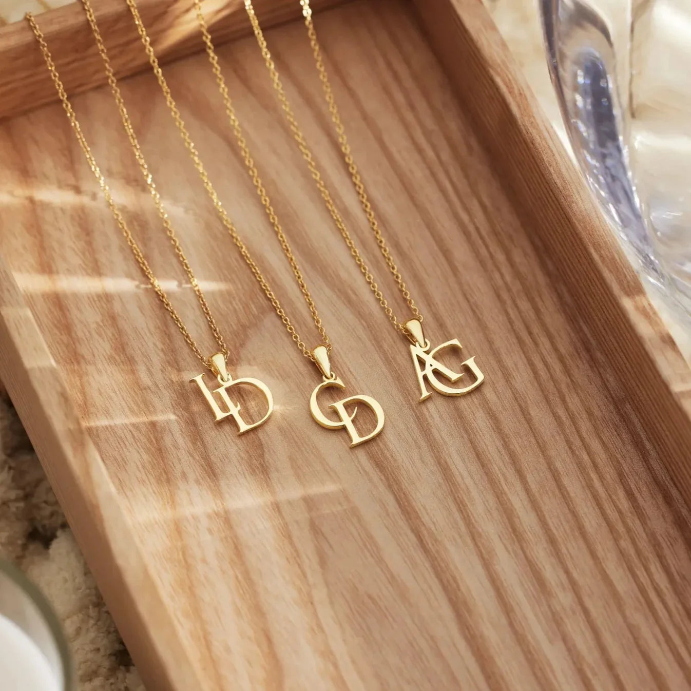Gepersonaliseerde ketting met initialen
