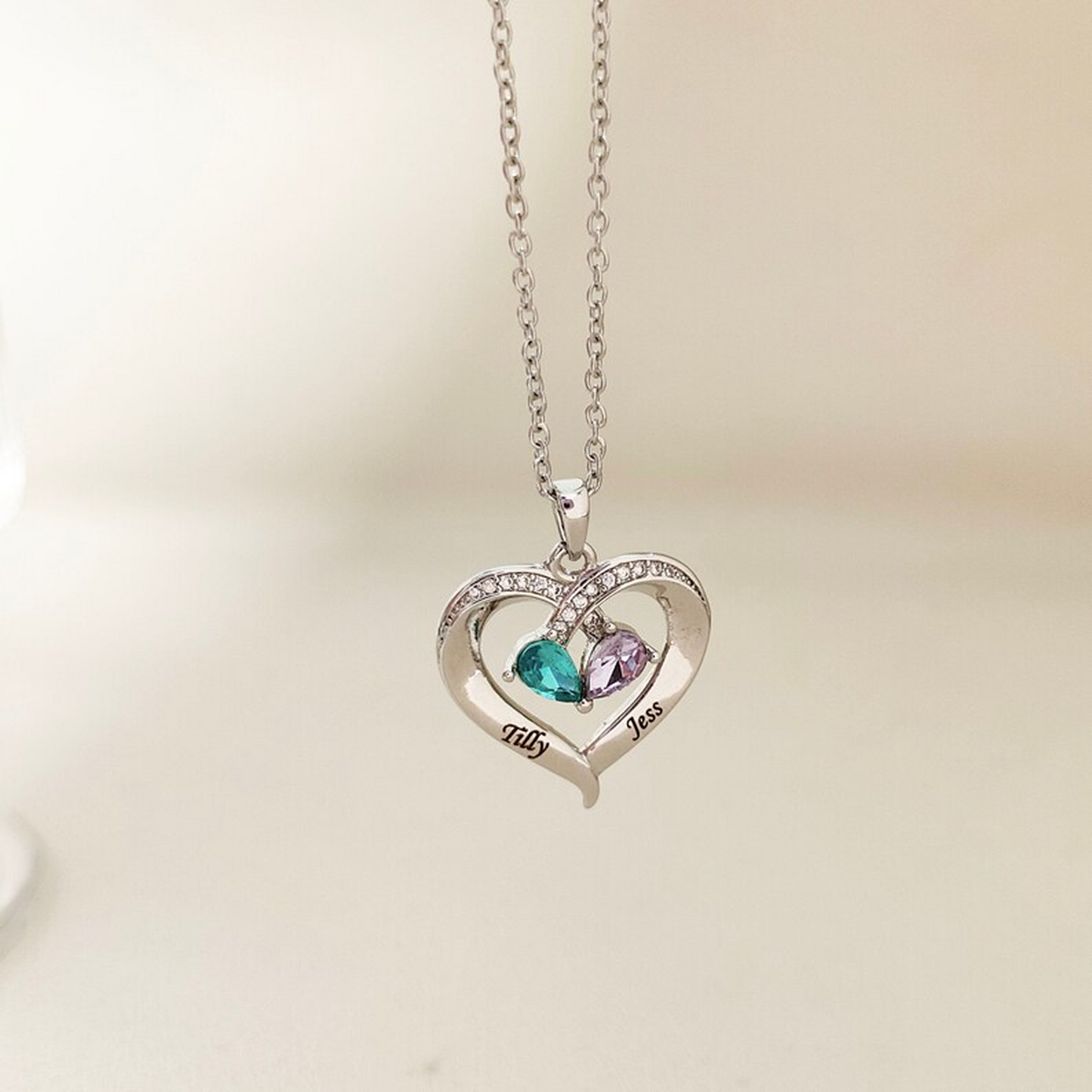 Altijd van jou hartketting