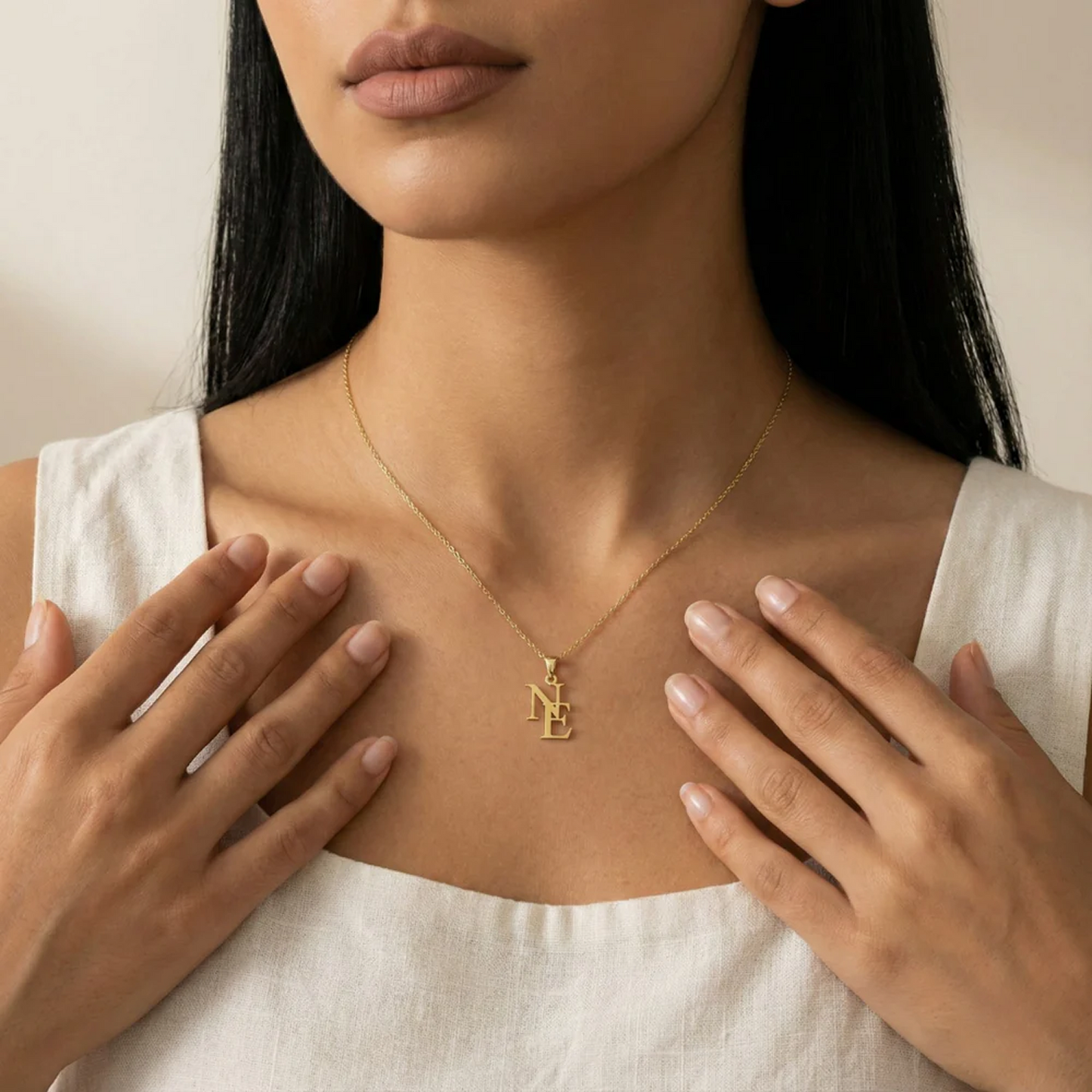 Gepersonaliseerde ketting met initialen