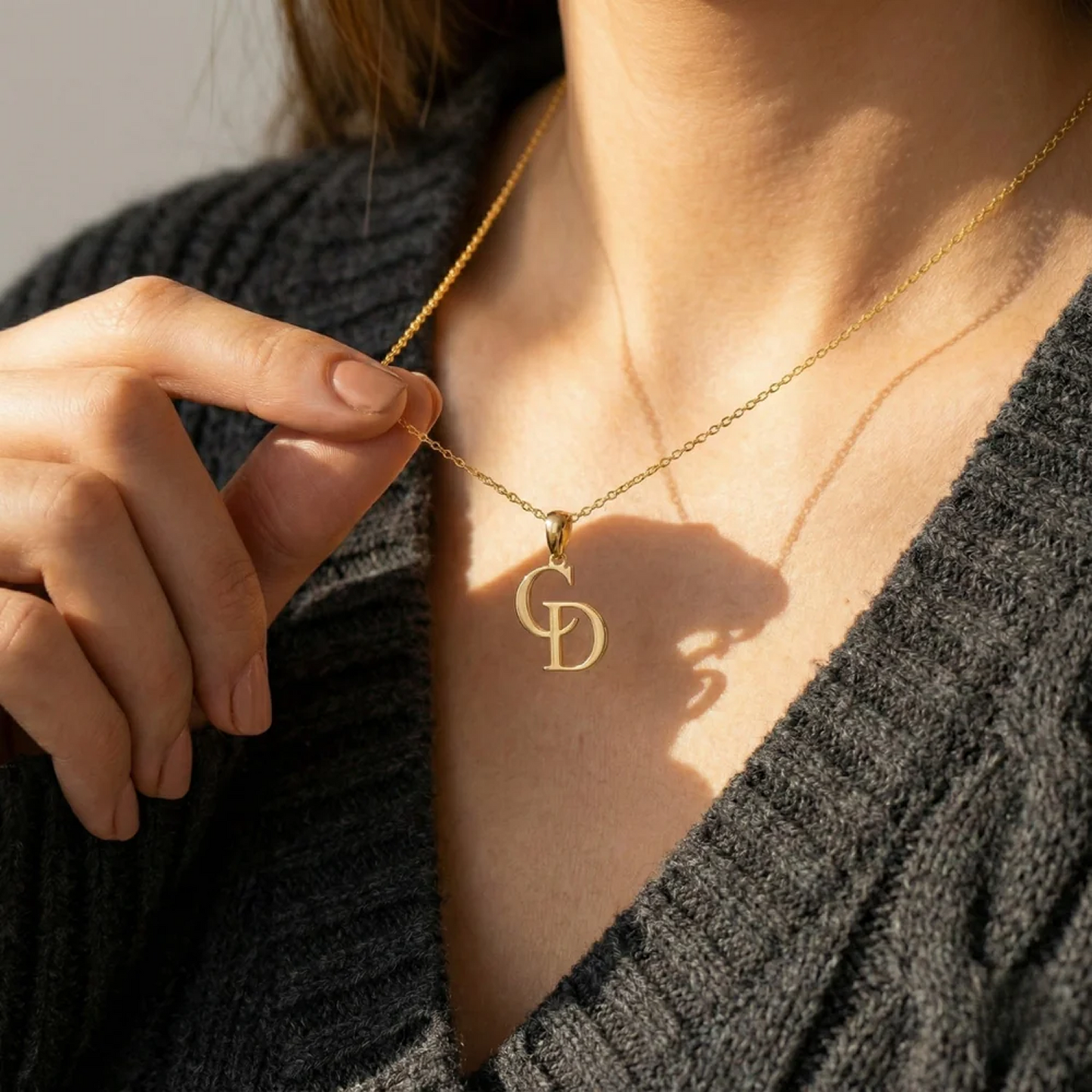 Gepersonaliseerde ketting met initialen