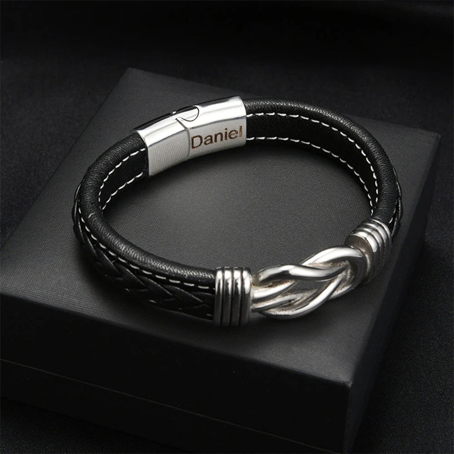 Gegraveerde Armband Voor Mijn Zoon